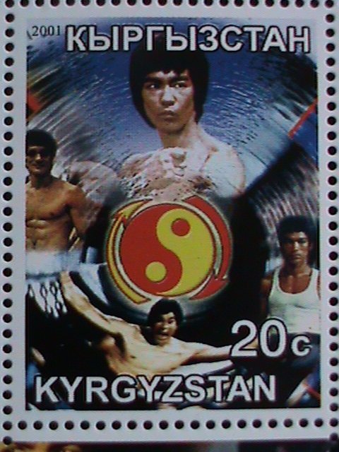 KYRGYZSTAN-2001- WORLD FAMOUS MOVIE STAR-BRUCE LEE-MNH SHEET VERY FINE