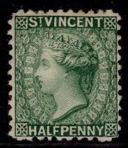 ST. VINCENT QV SG42, ½d green, M MINT. Cat £120.