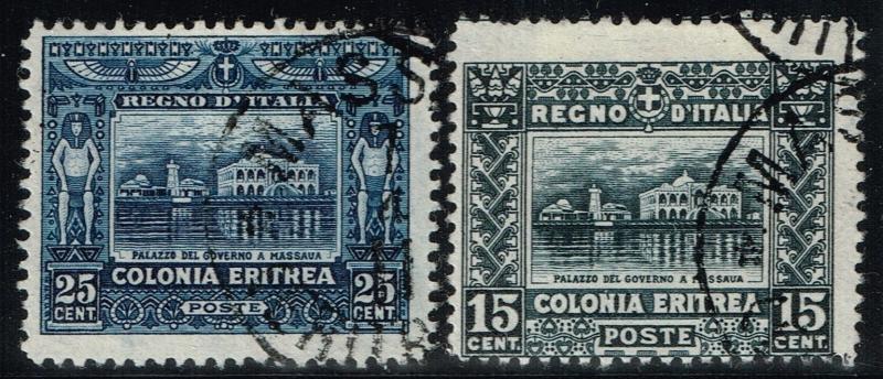 Eritrea SC# 47 & 48 Used - Lot 110815