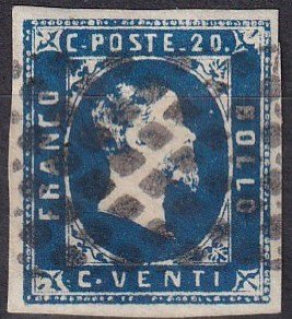 Sardinia #2 F-VF Used  CV $300.00  (Z1244)