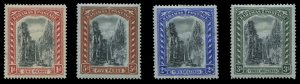 Bahamas #33-36 Cat$111, 1901-3 Queen's Staircase, set of four, hinged, natura...