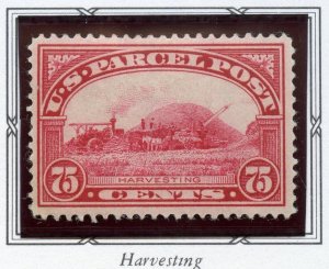 US Scott Q11  Parcel Post stamp VF-XF Lightly Hinged (GORGEOUS)