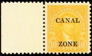 87, Mint F/VF NH 10¢ Canal Zone Stamp CV $52.50 * Stuart Katz