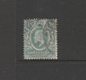 Somaliland 1909 MCCA 1/2a Used SG 58