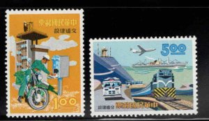 CHINA ROC Taiwan Scott 1511-1512 MNH** 1967 Postal Service set