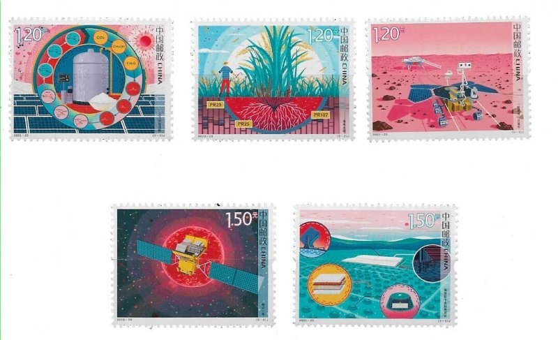 #60031 CHINA 2023 TECHNOLOGY INNOVATION ,SPACE,AGRICULTURE,ENERGY MNH