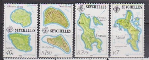 1982 Seychelles # 487-490 MNH Islands