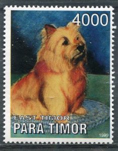 Timor (East) 1999 DOG 1 value Perforated Mint (NH)