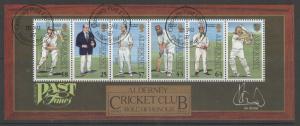 ALDERNEY SGMSA101 1997 150th ANNIV OF CRICKET ON ALDERNEY FINE USED 