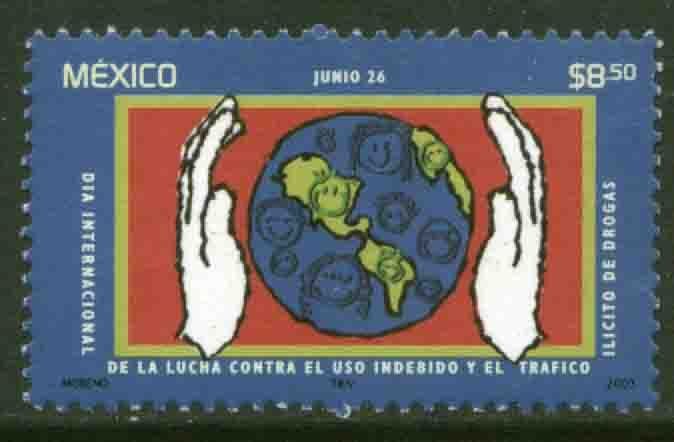 MEXICO 2317,  International Day Against Illegal USE OF Drugs. MINT, NH. VF.