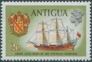 Antigua 1970 SG271 2c Sir Thomas Warner emblem and Concepcion MNH