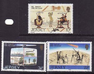 Jersey-Sc#393-5- id8-unused NH set-Haley's Comet-Space-Maps-1986-
