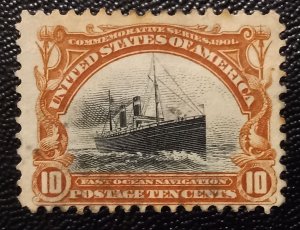 US Scott #299 Mint H Og 10c Pan American Expo Stamp (1901):
