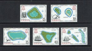 Kiribati: 1986  Island Maps, (5th Issue)  MNH set