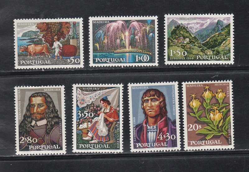 Portugal # 1028-1034, Various Tourist Scenes. Mint Hinged, 1/3 Cat.