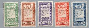 Syria - Sc# 288 - 292 MH (rem)  /  Lot 0517345