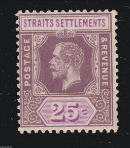 Straits Settlements 1921 Set of 5, Die I - MINT, Unused