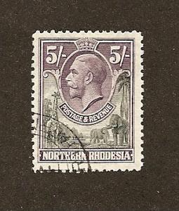 Northern Rhodesia  Scott 14  Used   Scott CV $22.50 