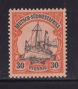 German SW Africa Scott # 18 XF mint lightly hinge nice color cv $ 73 ! see pic !