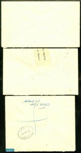 EDW1949SELL : SPAIN 3 1937-38 covers to England with 2 Military Censored & 1 Reg