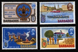 BARBADOS SC#323-326 Barbados Boy Scout Association (1975) MNH