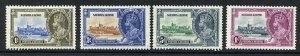 Sierra Leone SG181/84 1935 Silver Jubilee Set M/M