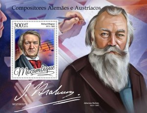 Mozambique 2019 MNH Music Stamps German & Austrian Composers Wagner 1v S/S