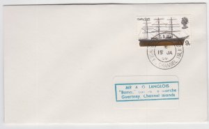 GB cover with Cutty Sark 9d on First Day Cover