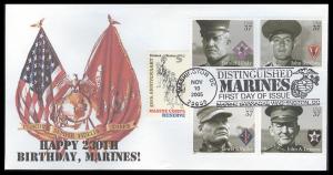 #3961-64 Distinguished Marines Junction FDC