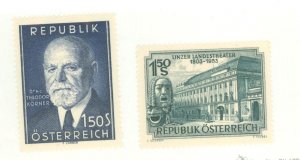 Austria #588-589  Single (Complete Set)