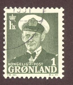 Greenland  SC# 28   Used 