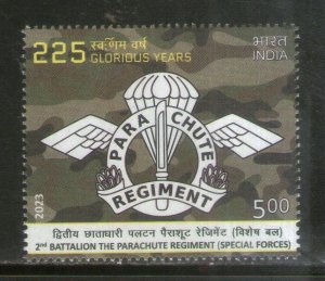 India 2023 2nd Battalion, Parachute Regiment Military 1v MNH