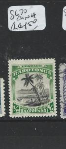 COOK ISLANDS   (P0409B) 1/2D  TREE   SG 70  MNH