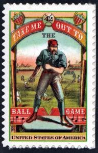 SC#4341 42¢ Take me out to the Ball Game Single (2008) SA