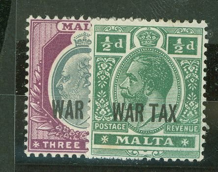 Malta #MR1-2 Unused Single (Complete Set)