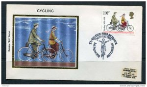 Great Britain 1978 First Day Cover Special cancel Colorano Silk Cachet Sport B