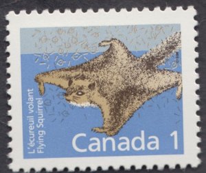 Canada - #1155 Flying Squirrel, Slater Paper - MNH