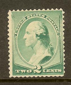 Scott #213, 2c Washington, Unused