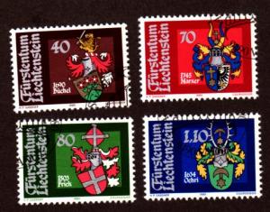 Liechtenstein # 681-684 Used!