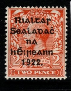 IRELAND SG13 1922 2d ORANGE DIE II MNH