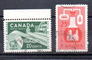 Canada 362-363 used
