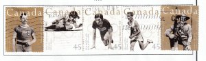 Canada 1996 -  Gold Medallists  - VF- Used set # 1608-1612