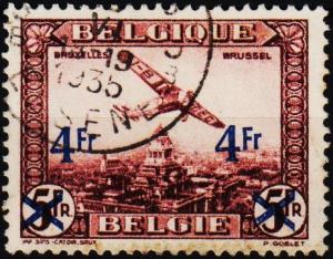 Belgium. 1935 4f on 5f S.G.687 Fine Used