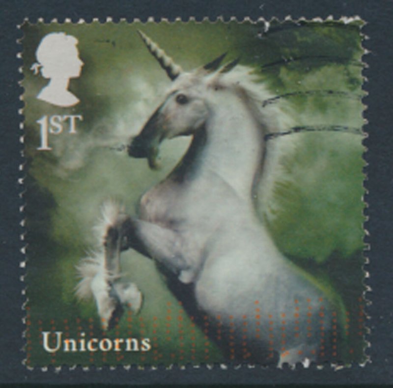 Great Britain  SG 2945  SC# 2674  Unicorns    Used see detail and scan