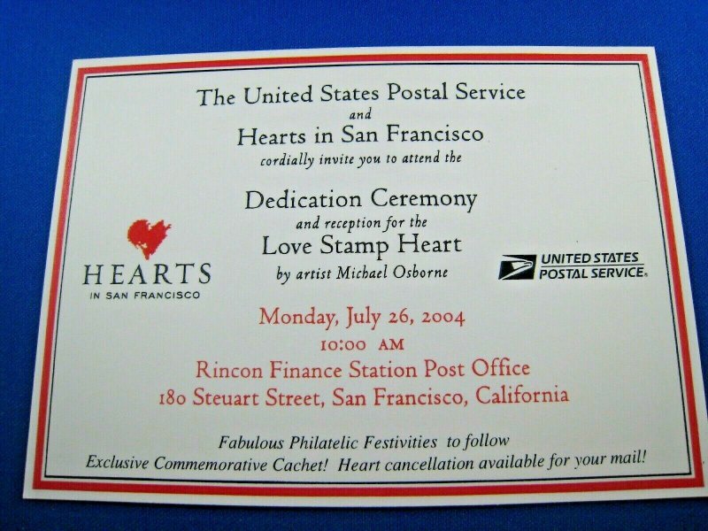 HOWARD PAINE STAMP EVENT INVITATIONS     (E1)