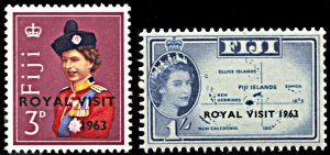 Fiji 196-197, MNH, Royal Visit of Queen and Prince Phillip