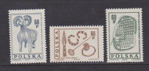 Poland Scott # 1461-63  MNH