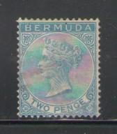 Bermuda Sc 20  1882 2d Victoria stamp used