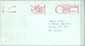 85430 - BRAZIL - Postal History - Red Mechanical POSTMARK on COVER 196 - DOGS