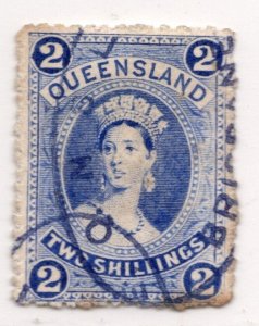 Queensland Sc#79 used, fine, Cv$62.50